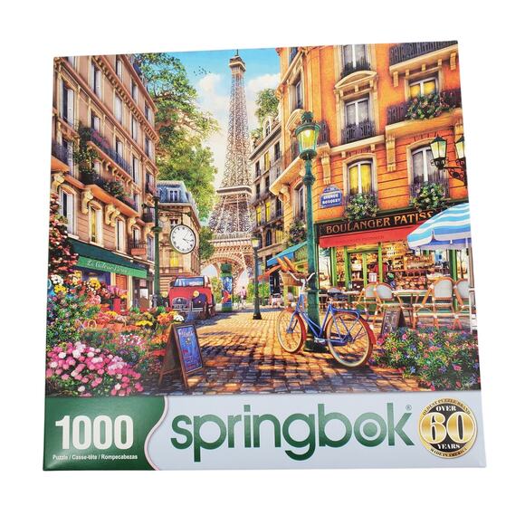 Springbok Puzzle 1000 Piece Paris Afternoon Pre-Owned - Picture 1 of 7
